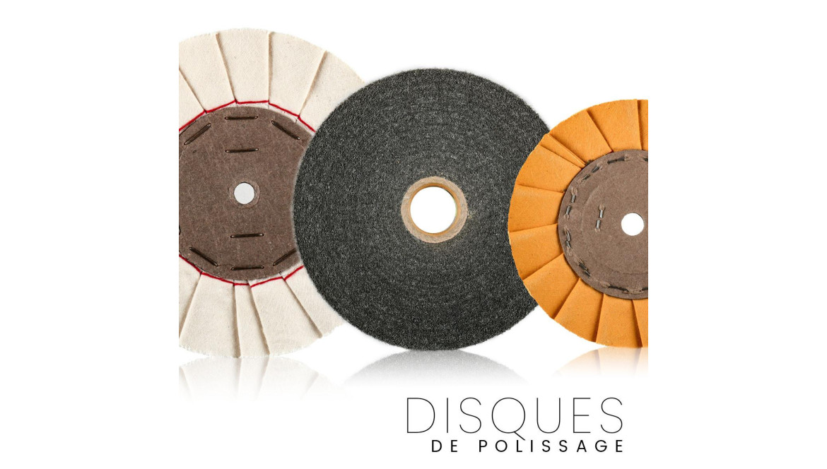 Différences entre un disque coton, sisal, flanelle et feutre. 